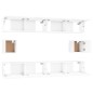 vidaXL 6-tlg. TV-Schrank-Set Hochglanz-Weiß Holzwerkstoff vidaXL 6-tlg. TV-Schrank-Set Hochglanz-Weiß Holzwerkstoff