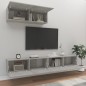 vidaXL 3-tlg. TV-Schrank-Set Betongrau Holzwerkstoff vidaXL 3-tlg. TV-Schrank-Set Betongrau Holzwerkstoff