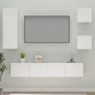 vidaXL 5-tlg. TV-Schrank-Set Hochglanz-Weiß Holzwerkstoff vidaXL 5-tlg. TV-Schrank-Set Hochglanz-Weiß Holzwerkstoff