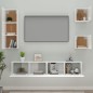 vidaXL 5-tlg. TV-Schrank-Set Hochglanz-Weiß Holzwerkstoff vidaXL 5-tlg. TV-Schrank-Set Hochglanz-Weiß Holzwerkstoff
