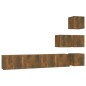 vidaXL TV-Wandschrank Räuchereiche Holzwerkstoff vidaXL TV-Wandschrank Räuchereiche Holzwerkstoff
