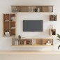 vidaXL 8-tlg. TV-Schrank-Set Sonoma-Eiche Holzwerkstoff vidaXL 8-tlg. TV-Schrank-Set Sonoma-Eiche Holzwerkstoff