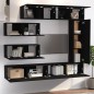 vidaXL 7-tlg. TV-Schrank-Set Schwarz Holzwerkstoff vidaXL 7-tlg. TV-Schrank-Set Schwarz Holzwerkstoff