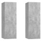 vidaXL 6-tlg. TV-Schrank-Set Betongrau Holzwerkstoff vidaXL 6-tlg. TV-Schrank-Set Betongrau Holzwerkstoff