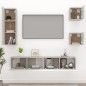 vidaXL 5-tlg. TV-Schrank-Set Betongrau Holzwerkstoff vidaXL 5-tlg. TV-Schrank-Set Betongrau Holzwerkstoff