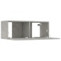 vidaXL 5-tlg. TV-Schrank-Set Betongrau Holzwerkstoff vidaXL 5-tlg. TV-Schrank-Set Betongrau Holzwerkstoff