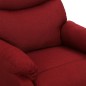 Massagesessel mit Aufstehhilfe Weinrot Stoff Massagesessel mit Aufstehhilfe Weinrot Stoff