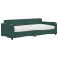 vidaXL Tagesbett mit Matratze Dunkelgrün 90x200 cm Samt vidaXL Tagesbett mit Matratze Dunkelgrün 90x200 cm Samt