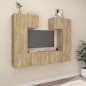 vidaXL 6-tlg. TV-Schrank-Set Sonoma-Eiche Holzwerkstoff vidaXL 6-tlg. TV-Schrank-Set Sonoma-Eiche Holzwerkstoff
