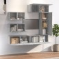 vidaXL 6-tlg. TV-Schrank-Set Grau Sonoma Holzwerkstoff vidaXL 6-tlg. TV-Schrank-Set Grau Sonoma Holzwerkstoff