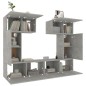 vidaXL 6-tlg. TV-Schrank-Set Betongrau Holzwerkstoff vidaXL 6-tlg. TV-Schrank-Set Betongrau Holzwerkstoff