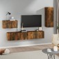 vidaXL 4-tlg. TV-Schrank-Set Räuchereiche Holzwerkstoff vidaXL 4-tlg. TV-Schrank-Set Räuchereiche Holzwerkstoff
