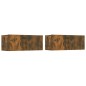 vidaXL 4-tlg. TV-Schrank-Set Räuchereiche Holzwerkstoff vidaXL 4-tlg. TV-Schrank-Set Räuchereiche Holzwerkstoff