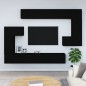 vidaXL TV-Wandschrank Schwarz Holzwerkstoff vidaXL TV-Wandschrank Schwarz Holzwerkstoff