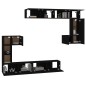 vidaXL TV-Wandschrank Schwarz Holzwerkstoff vidaXL TV-Wandschrank Schwarz Holzwerkstoff