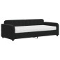 vidaXL Tagesbett mit Matratze Schwarz 90x200 cm Samt vidaXL Tagesbett mit Matratze Schwarz 90x200 cm Samt