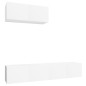 vidaXL 3-tlg. TV-Schrank-Set Weiß Holzwerkstoff vidaXL 3-tlg. TV-Schrank-Set Weiß Holzwerkstoff