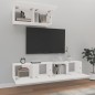 vidaXL 3-tlg. TV-Schrank-Set Weiß Holzwerkstoff vidaXL 3-tlg. TV-Schrank-Set Weiß Holzwerkstoff