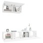 vidaXL 3-tlg. TV-Schrank-Set Weiß Holzwerkstoff vidaXL 3-tlg. TV-Schrank-Set Weiß Holzwerkstoff