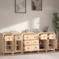 vidaXL Sideboard 230x35x80 cm Massivholz Kiefer vidaXL Sideboard 230x35x80 cm Massivholz Kiefer