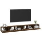 vidaXL 3-tlg. TV-Schrank-Set Braun Eichen-Optik Holzwerkstoff vidaXL 3-tlg. TV-Schrank-Set Braun Eichen-Optik Holzwerkstoff