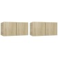 vidaXL 4-tlg. TV-Schrank-Set Sonoma-Eiche Holzwerkstoff vidaXL 4-tlg. TV-Schrank-Set Sonoma-Eiche Holzwerkstoff