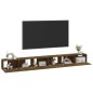 vidaXL 3-tlg. TV-Schrank-Set Räuchereiche Holzwerkstoff vidaXL 3-tlg. TV-Schrank-Set Räuchereiche Holzwerkstoff