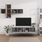 vidaXL 7-tlg. TV-Schrank-Set Grau Sonoma Holzwerkstoff vidaXL 7-tlg. TV-Schrank-Set Grau Sonoma Holzwerkstoff