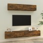 vidaXL 4-tlg. TV-Schrank-Set Räuchereiche Holzwerkstoff vidaXL 4-tlg. TV-Schrank-Set Räuchereiche Holzwerkstoff