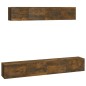 vidaXL 4-tlg. TV-Schrank-Set Räuchereiche Holzwerkstoff vidaXL 4-tlg. TV-Schrank-Set Räuchereiche Holzwerkstoff