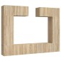 vidaXL 6-tlg. TV-Schrank-Set Sonoma-Eiche Holzwerkstoff vidaXL 6-tlg. TV-Schrank-Set Sonoma-Eiche Holzwerkstoff