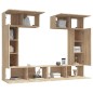 vidaXL 6-tlg. TV-Schrank-Set Sonoma-Eiche Holzwerkstoff vidaXL 6-tlg. TV-Schrank-Set Sonoma-Eiche Holzwerkstoff