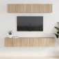 vidaXL 5-tlg. TV-Schrank-Set Sonoma-Eiche Holzwerkstoff vidaXL 5-tlg. TV-Schrank-Set Sonoma-Eiche Holzwerkstoff