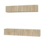 vidaXL 5-tlg. TV-Schrank-Set Sonoma-Eiche Holzwerkstoff vidaXL 5-tlg. TV-Schrank-Set Sonoma-Eiche Holzwerkstoff