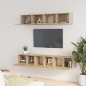 vidaXL 5-tlg. TV-Schrank-Set Sonoma-Eiche Holzwerkstoff vidaXL 5-tlg. TV-Schrank-Set Sonoma-Eiche Holzwerkstoff