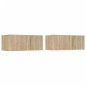 vidaXL 4-tlg. TV-Schrank-Set Sonoma-Eiche Holzwerkstoff vidaXL 4-tlg. TV-Schrank-Set Sonoma-Eiche Holzwerkstoff