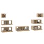 vidaXL 7-tlg. TV-Schrank-Set Sonoma-Eiche Holzwerkstoff vidaXL 7-tlg. TV-Schrank-Set Sonoma-Eiche Holzwerkstoff