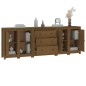 vidaXL Sideboard Honigbraun 230x35x80 cm Massivholz Kiefer vidaXL Sideboard Honigbraun 230x35x80 cm Massivholz Kiefer