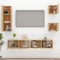 vidaXL 5-tlg. TV-Schrank-Set Sonoma-Eiche Holzwerkstoff vidaXL 5-tlg. TV-Schrank-Set Sonoma-Eiche Holzwerkstoff