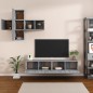 vidaXL 7-tlg. TV-Schrank-Set Grau Sonoma Holzwerkstoff vidaXL 7-tlg. TV-Schrank-Set Grau Sonoma Holzwerkstoff