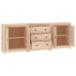 vidaXL Sideboard 210x35x80 cm Massivholz Kiefer vidaXL Sideboard 210x35x80 cm Massivholz Kiefer