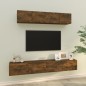 vidaXL 4-tlg. TV-Schrank-Set Räuchereiche Holzwerkstoff vidaXL 4-tlg. TV-Schrank-Set Räuchereiche Holzwerkstoff