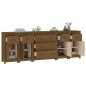 vidaXL Sideboard Honigbraun 230x35x80 cm Massivholz Kiefer vidaXL Sideboard Honigbraun 230x35x80 cm Massivholz Kiefer