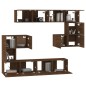 vidaXL TV-Wandschrank Braun Eichen-Optik Holzwerkstoff vidaXL TV-Wandschrank Braun Eichen-Optik Holzwerkstoff