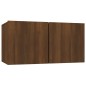 vidaXL TV-Wandschrank Braun Eichen-Optik Holzwerkstoff vidaXL TV-Wandschrank Braun Eichen-Optik Holzwerkstoff