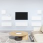 vidaXL 7-tlg. TV-Schrank-Set Weiß Holzwerkstoff vidaXL 7-tlg. TV-Schrank-Set Weiß Holzwerkstoff