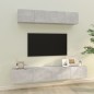 vidaXL 4-tlg. TV-Schrank-Set Betongrau Holzwerkstoff vidaXL 4-tlg. TV-Schrank-Set Betongrau Holzwerkstoff