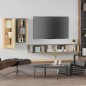 vidaXL 4-tlg. TV-Schrank-Set Sonoma-Eiche Holzwerkstoff vidaXL 4-tlg. TV-Schrank-Set Sonoma-Eiche Holzwerkstoff