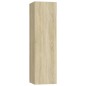 vidaXL 4-tlg. TV-Schrank-Set Sonoma-Eiche Holzwerkstoff vidaXL 4-tlg. TV-Schrank-Set Sonoma-Eiche Holzwerkstoff