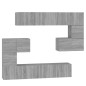 vidaXL TV-Wandschrank Grau Sonoma Holzwerkstoff vidaXL TV-Wandschrank Grau Sonoma Holzwerkstoff